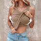💖Last Day Special Price 💲29.99!!💖Ribbed Stretchy Tank Top with Shelf Bra