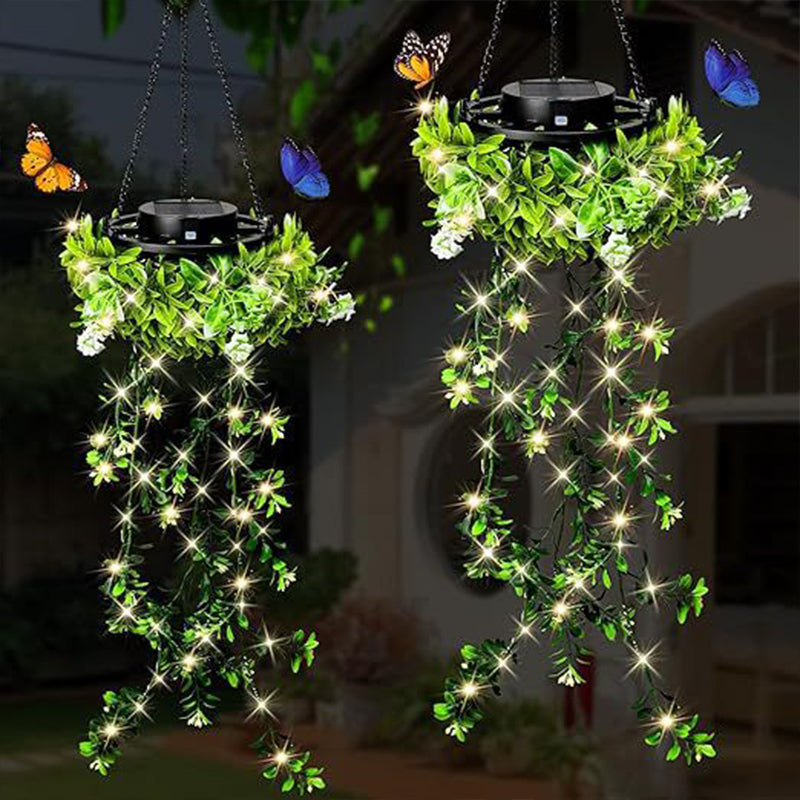 ⏳Time-Limited Special⏰Solar-Powered Hanging Milan Grass Light🌞💡