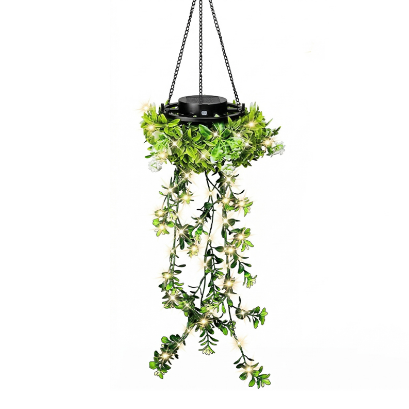 ⏳Time-Limited Special⏰Solar-Powered Hanging Milan Grass Light🌞💡