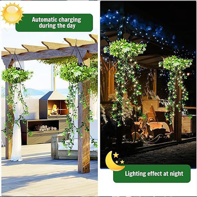 ⏳Time-Limited Special⏰Solar-Powered Hanging Milan Grass Light🌞💡
