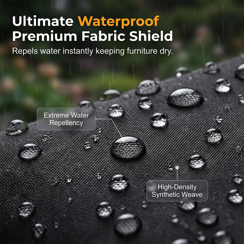 Protect Patio Furniture Instantly! Waterproof 210D Oxford Cover
