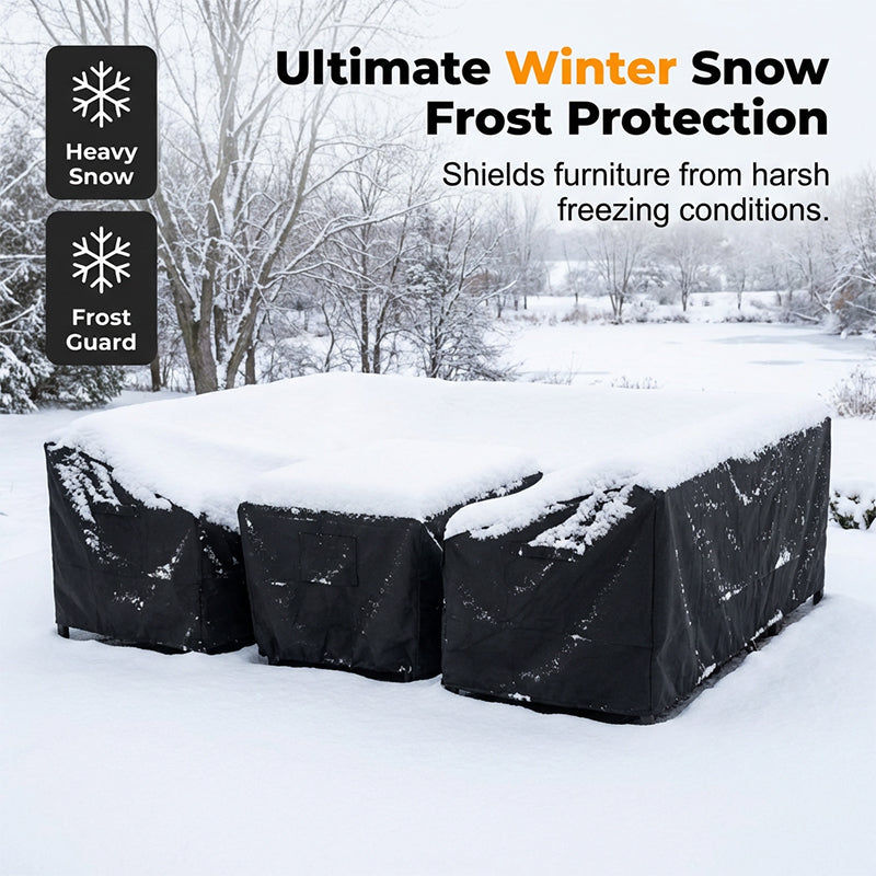 Protect Patio Furniture Instantly! Waterproof 210D Oxford Cover