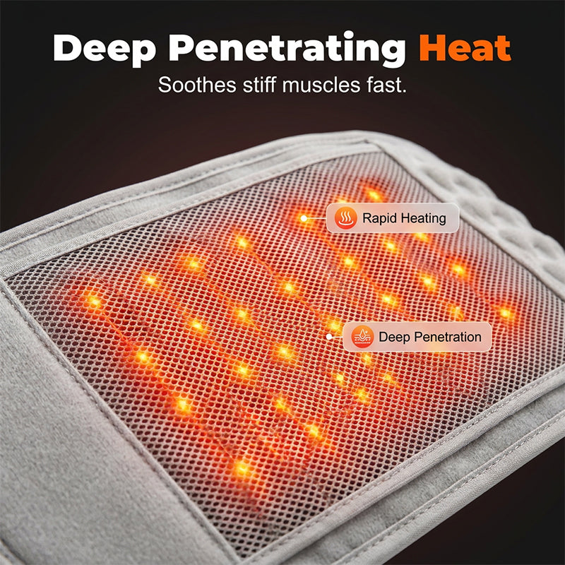 Inflatable Heating Waist Belt for Lumbar Support