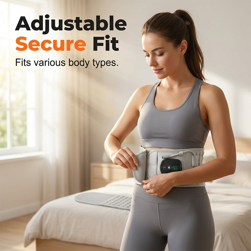 Inflatable Heating Waist Belt for Lumbar Support