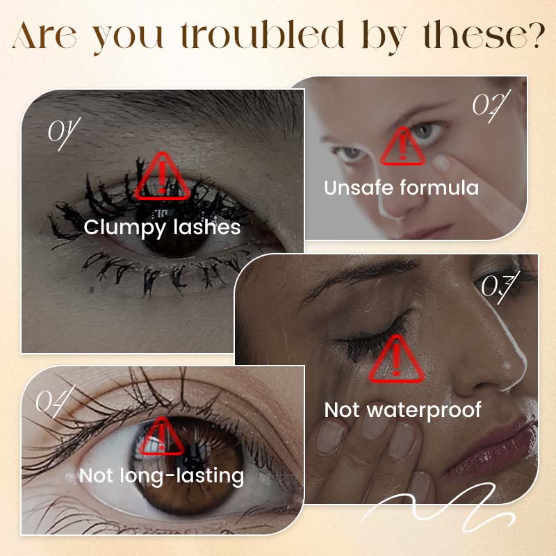 🌟LAST DAY SALE: ONLY 14.99＄!!🎁✨ Waterproof Curling & Lengthening Mascara ✨