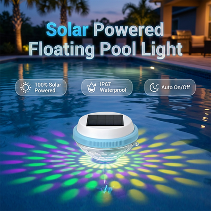 🏊‍♂️☀️ LED Solar Floating Pool Light – Color Changing, Auto On/Off, Waterproof. Perfect for Pool, Pond or Spa – Creates Magical Night Atmosphere! 💡🌙✨