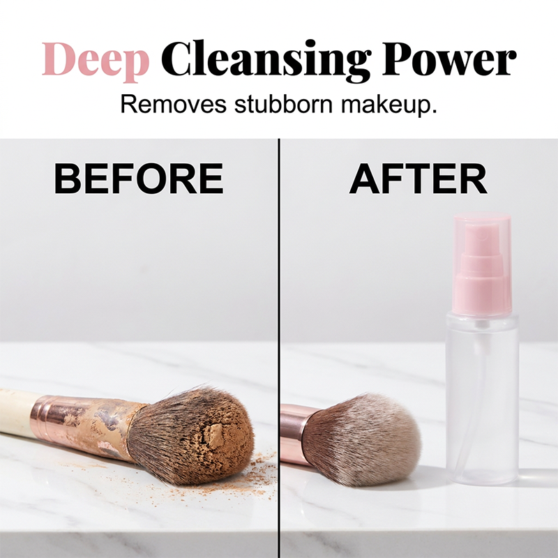 Instant Makeup Brush Cleaner Spray