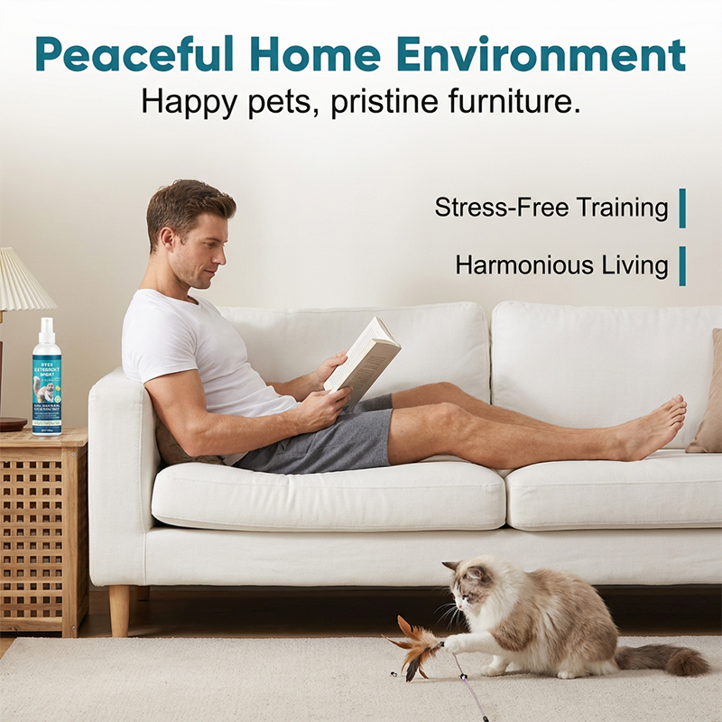 Herbal Pet Deterrent Spray for Cats & Kittens
