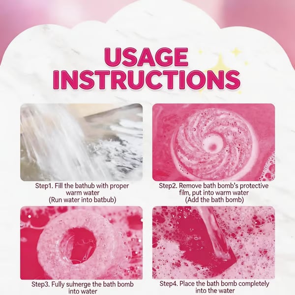 ⏳Limited-time 50% off⏰Reusable Cute Lollipop Bath Bomb,Colorful Bubble Bath Ball for Fun Bath Time🍭