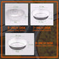 Oil-resistant round aluminium foil trays
