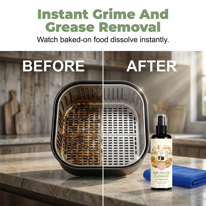 🔥 Sale 50% OFF!✨2-in-1 Air Fryer Cleaner and Degreaser Spray