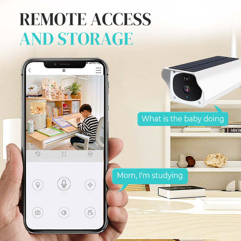 Wireless Solar-Powered HD Camera