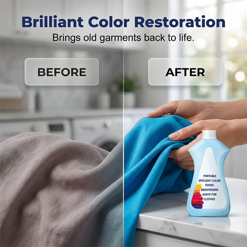 Portable Efficient Color Fixing ＆ Brightening Agent For Clothes