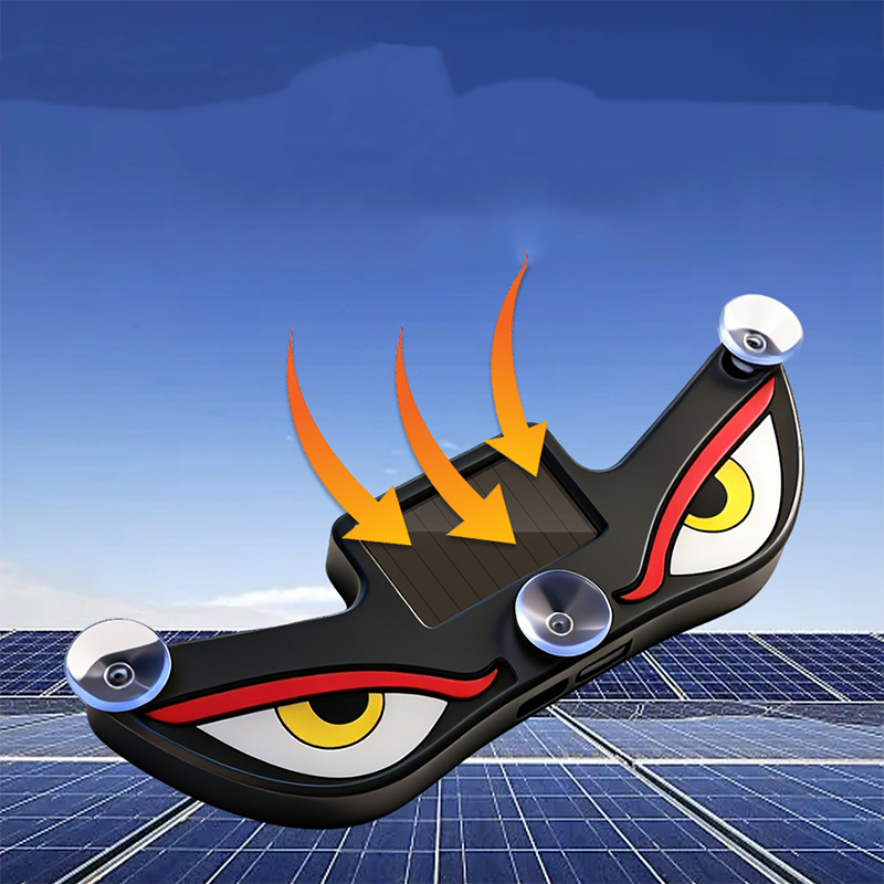 📢📢50% OFF !! ⏰Solar Powered Devil's Eye LED Car Warning Light
