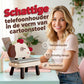 Cute cartoon chair phone holder
