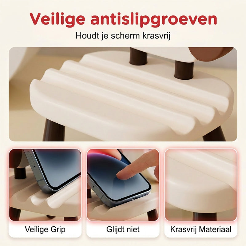 Cute cartoon chair phone holder
