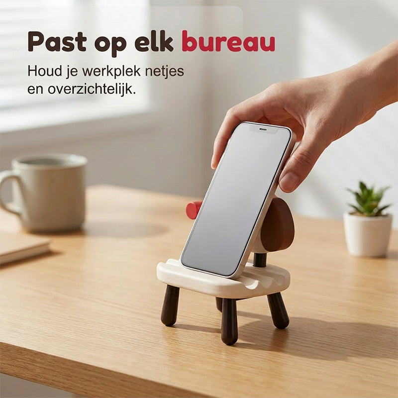 Cute cartoon chair phone holder