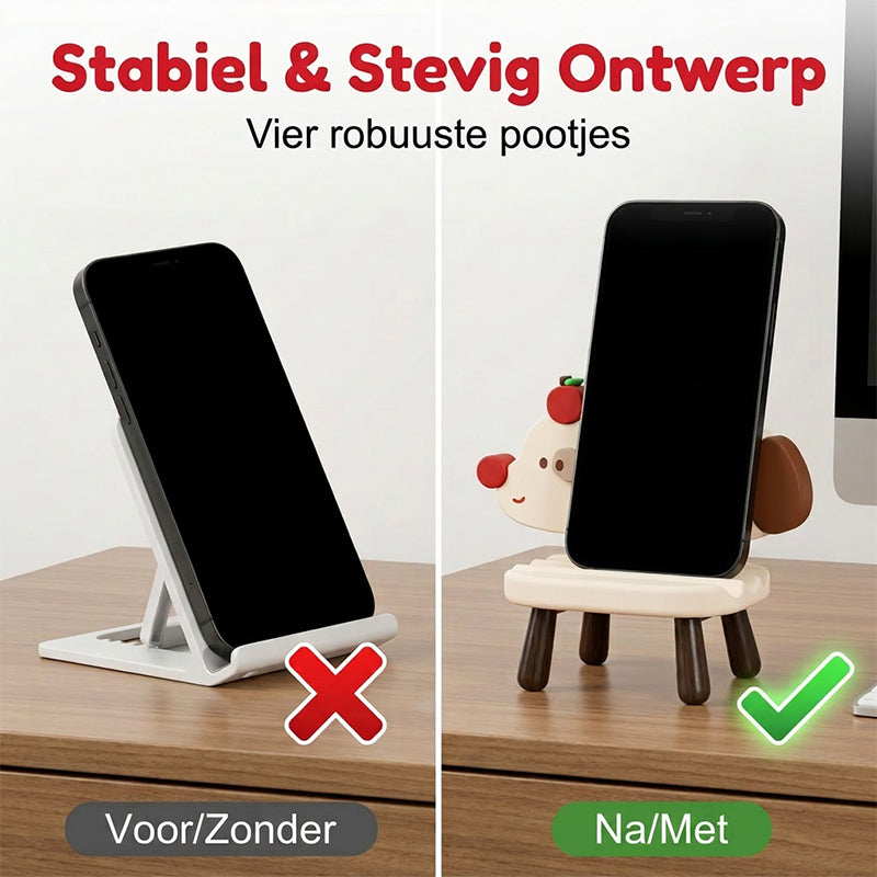 Cute cartoon chair phone holder