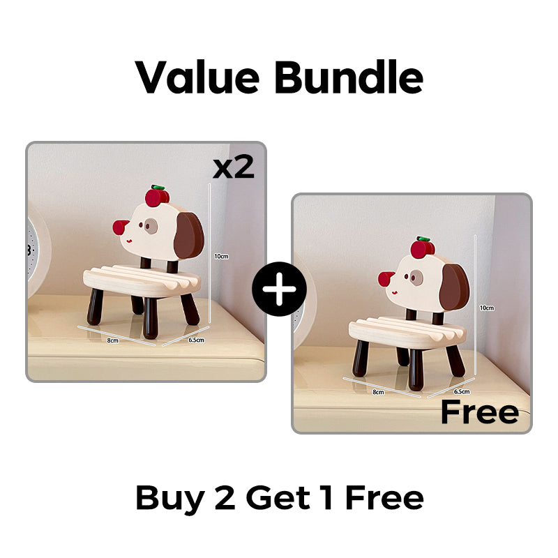 Cute cartoon chair phone holder