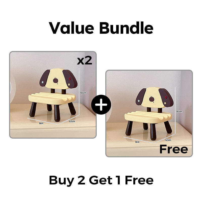 Cute cartoon chair phone holder