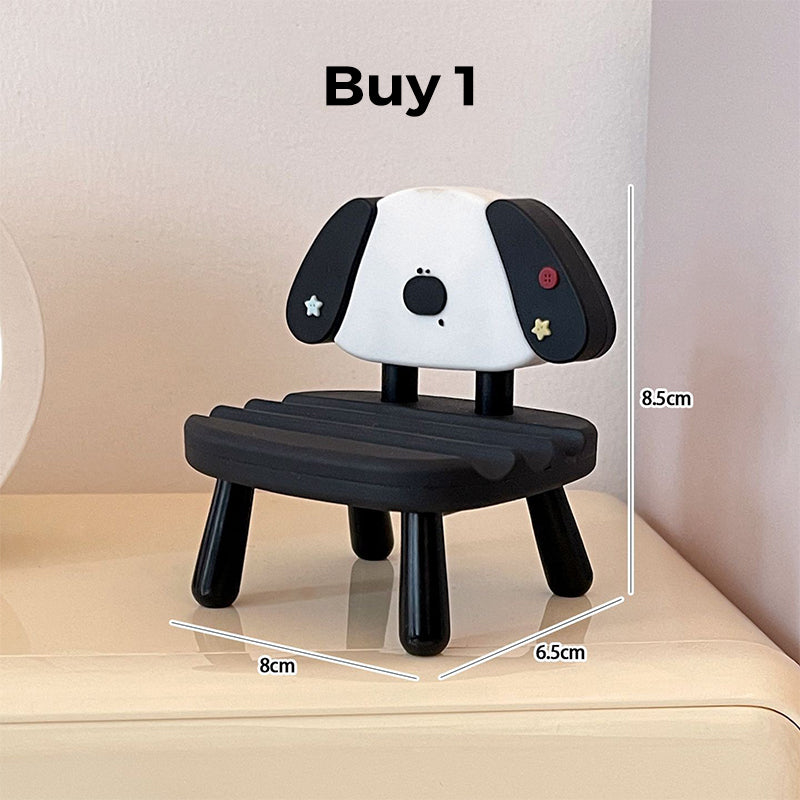 Cute cartoon chair phone holder