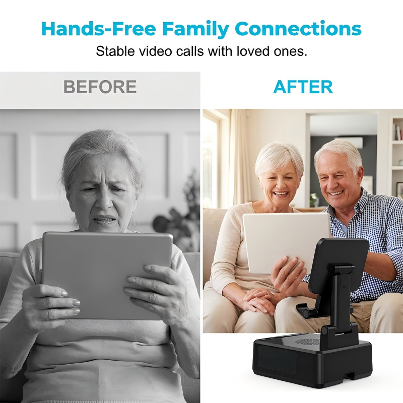 Ultimate 3-in-1 Smart Desktop Hub for Seniors