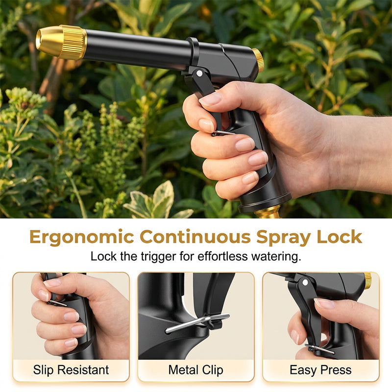 💪BUY 2 GET 1 FREE!!🏆High-Pressure Water Jet Gun💦Ergonomic Grip • Booster Nozzle • Hose Included-Powerful Car Wash🚗 Garden Watering🌻Effortless to Use!👍