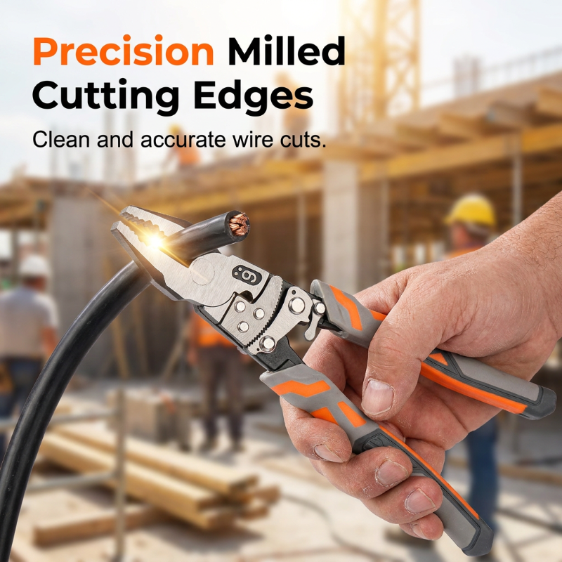 🔧 50% OFF NOW! ⚡ Ratchet Lineman's Pliers – Cut, Strip, Grip & Crimp – Self-Locking, Anti-Rust & All-in-One Electrician Essential 🛠️
