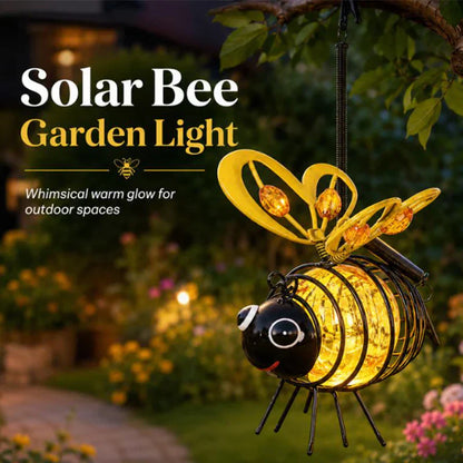 🐝 Solar-powered hanging light with a bee for outdoor use – The perfect gift for plant lovers, moms, or simply anyone who loves to smile ❤️