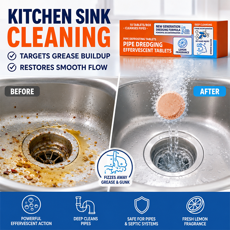 Fast-Acting Drain Cleaner Powder