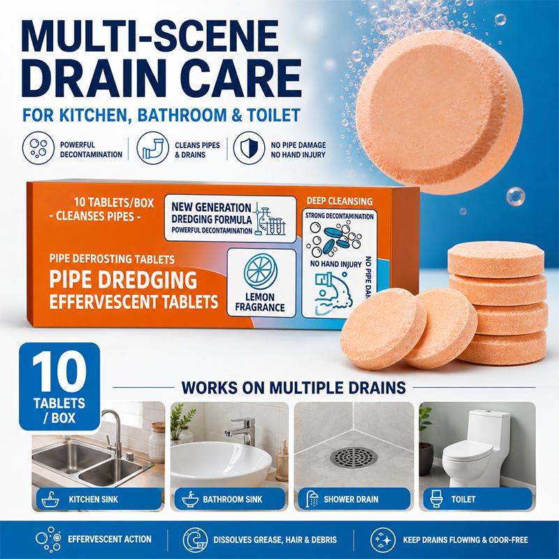 Fast-Acting Drain Cleaner Powder