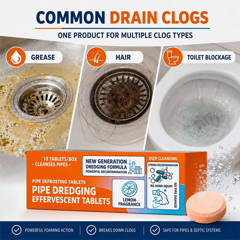 Fast-Acting Drain Cleaner Powder