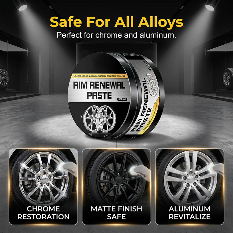 🚗  BUY 1 GET 1 FREE! 💞50K+ SOLD!✨✨ All-in-One Wheel Restoration Paste – Scratch Removal, Molecular Bonding, Safe for All Alloys 💎