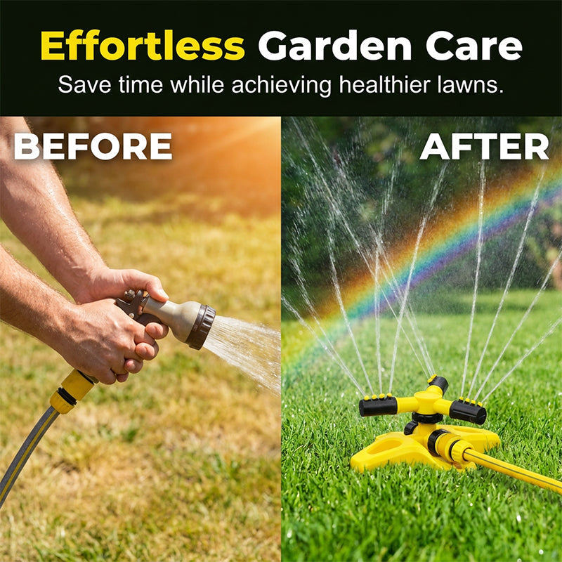 360-Degree Automatic Rotating Lawn Sprinkler
