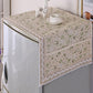 💖LAST DAY SALE!!💖✨Cotton Linen Refrigerator Dust Cover with Pockets