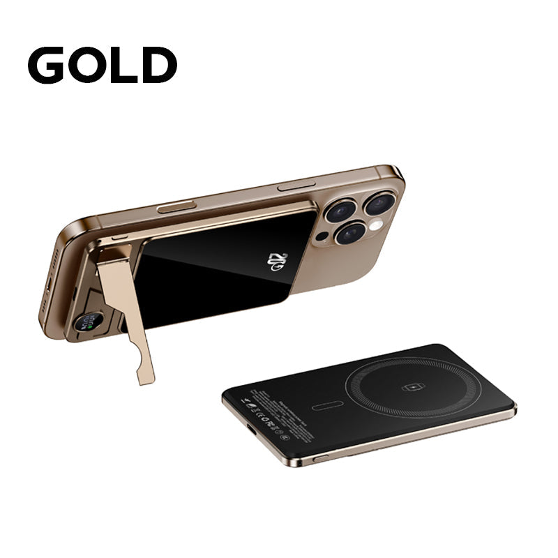 ⌛ Ultra Thin Magnetic Portable Charger with Stand