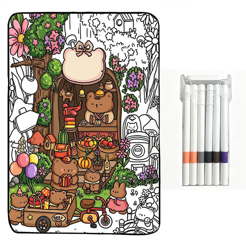 Family Bonding DIY Drawing Blanket