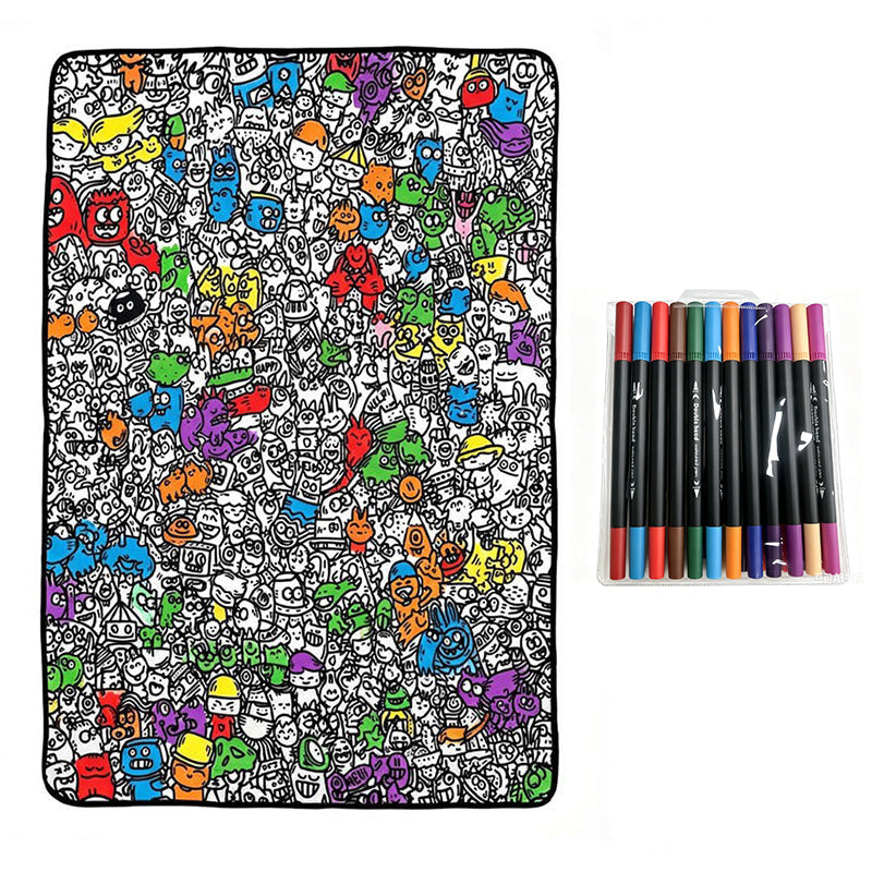 Family Bonding DIY Drawing Blanket