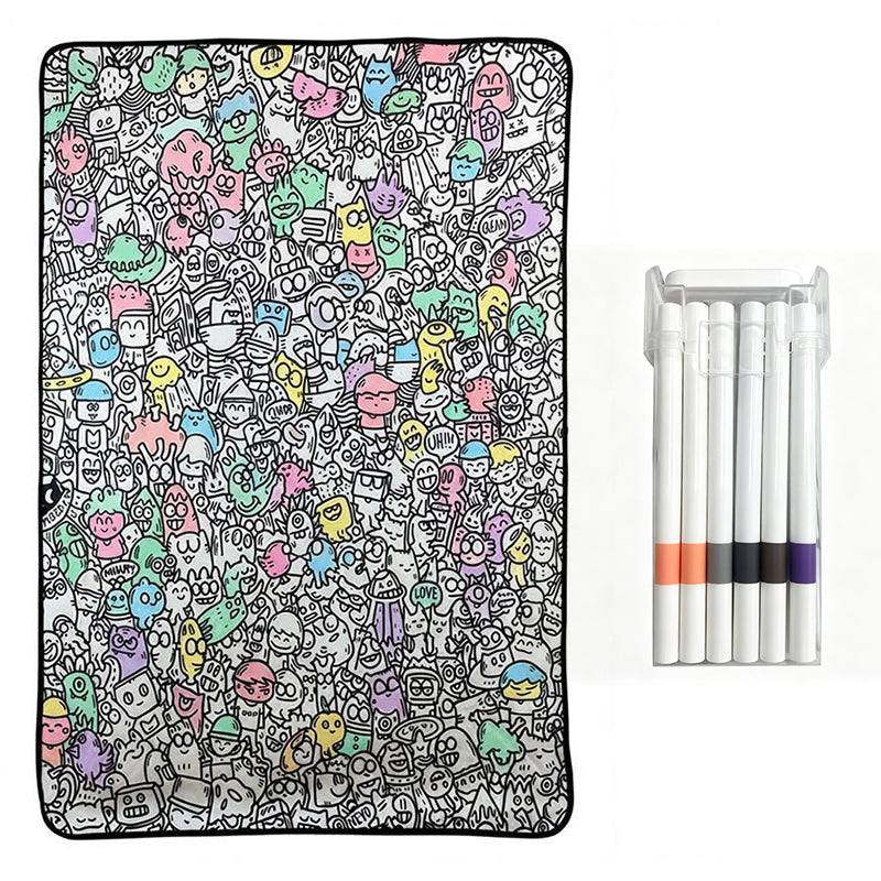 Family Bonding DIY Drawing Blanket