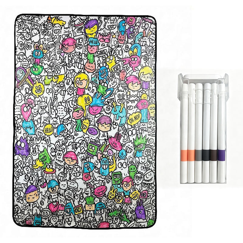Family Bonding DIY Drawing Blanket