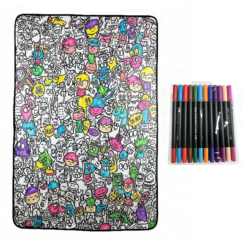 Family Bonding DIY Drawing Blanket