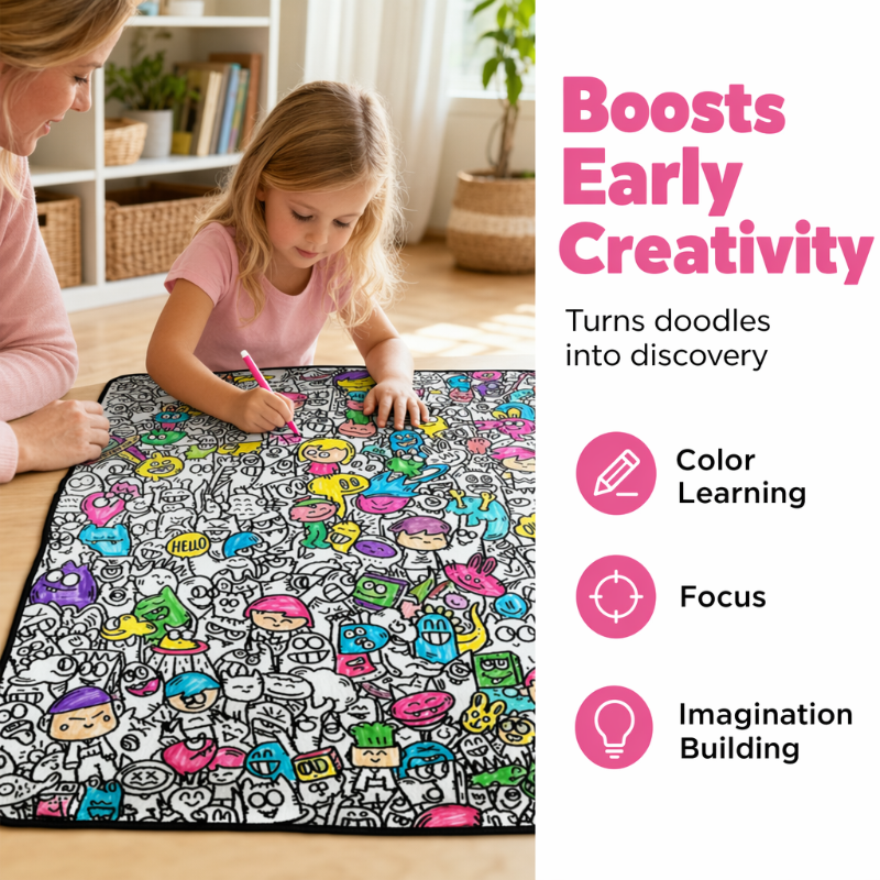 Family Bonding DIY Drawing Blanket