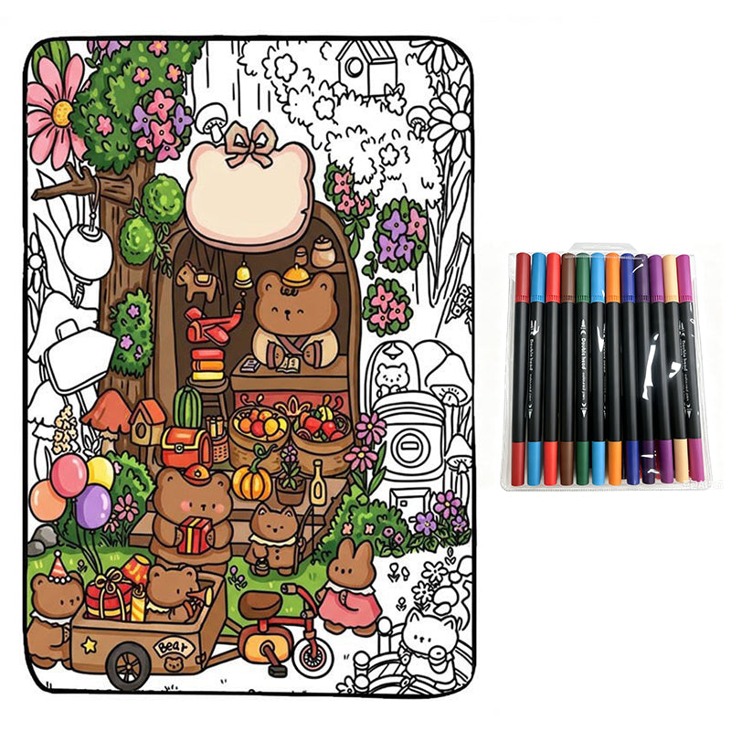 Family Bonding DIY Drawing Blanket