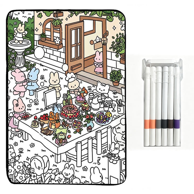 Family Bonding DIY Drawing Blanket