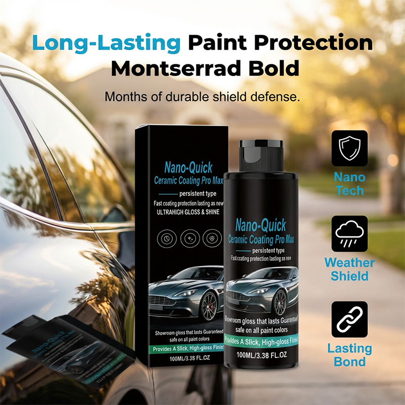 🔥50K+ SOLD! 🚗50% OFF! Nano Ceramic Spray – Deep Gloss & Water-Beading Protection, Spray & Wipe Easy Car Finishing Step 💧
