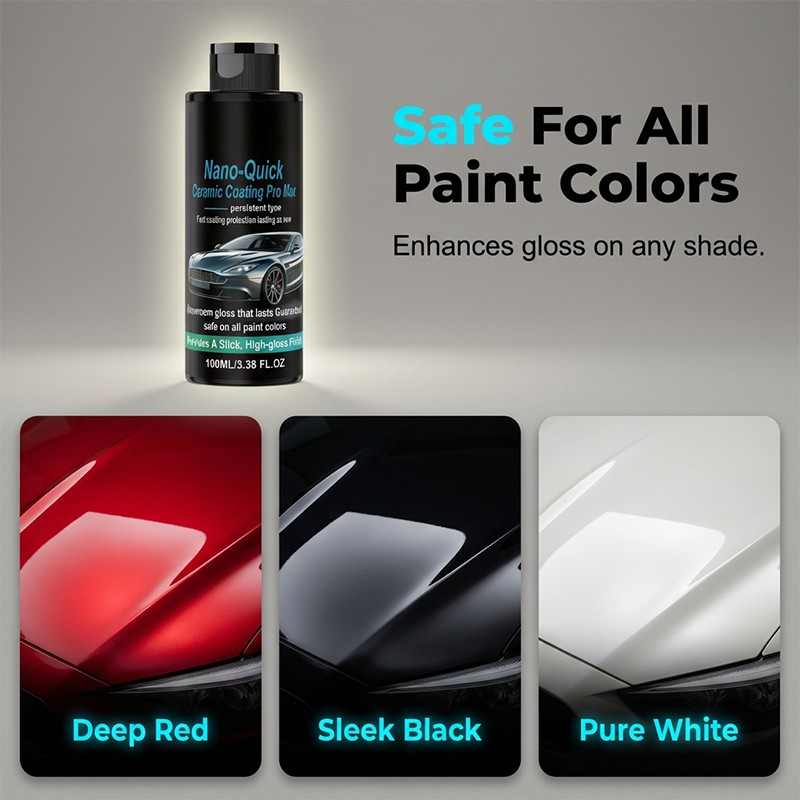 🔥50K+ SOLD! 🚗50% OFF! Nano Ceramic Spray – Deep Gloss & Water-Beading Protection, Spray & Wipe Easy Car Finishing Step 💧