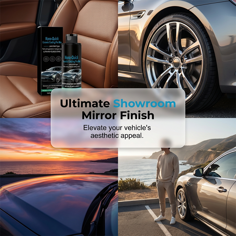 🔥50K+ SOLD! 🚗50% OFF! Nano Ceramic Spray – Deep Gloss & Water-Beading Protection, Spray & Wipe Easy Car Finishing Step 💧