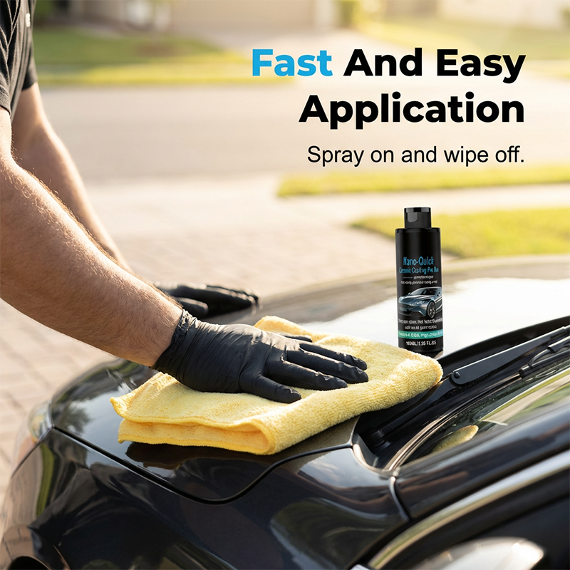 🔥50K+ SOLD! 🚗50% OFF! Nano Ceramic Spray – Deep Gloss & Water-Beading Protection, Spray & Wipe Easy Car Finishing Step 💧