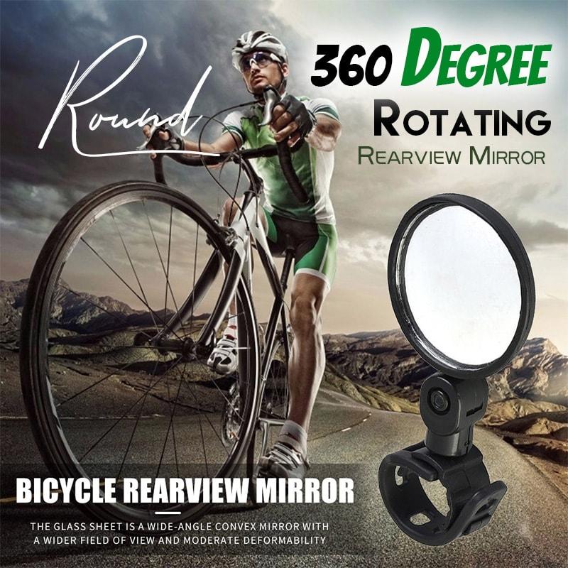360° Adjustable Bike Mirror – Easy Install & Clear Rear View