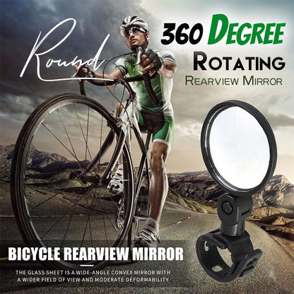 360° Adjustable Bike Mirror – Easy Install & Clear Rear View